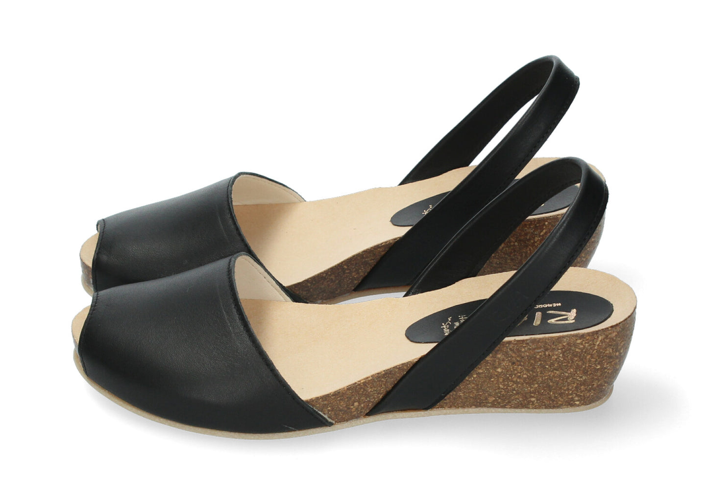 CLASSIC WEDGE ABARCAS VELVET NEGRO