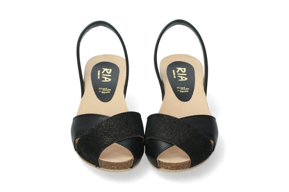 CRUZ WEDGE ABARCAS VERA BLACK