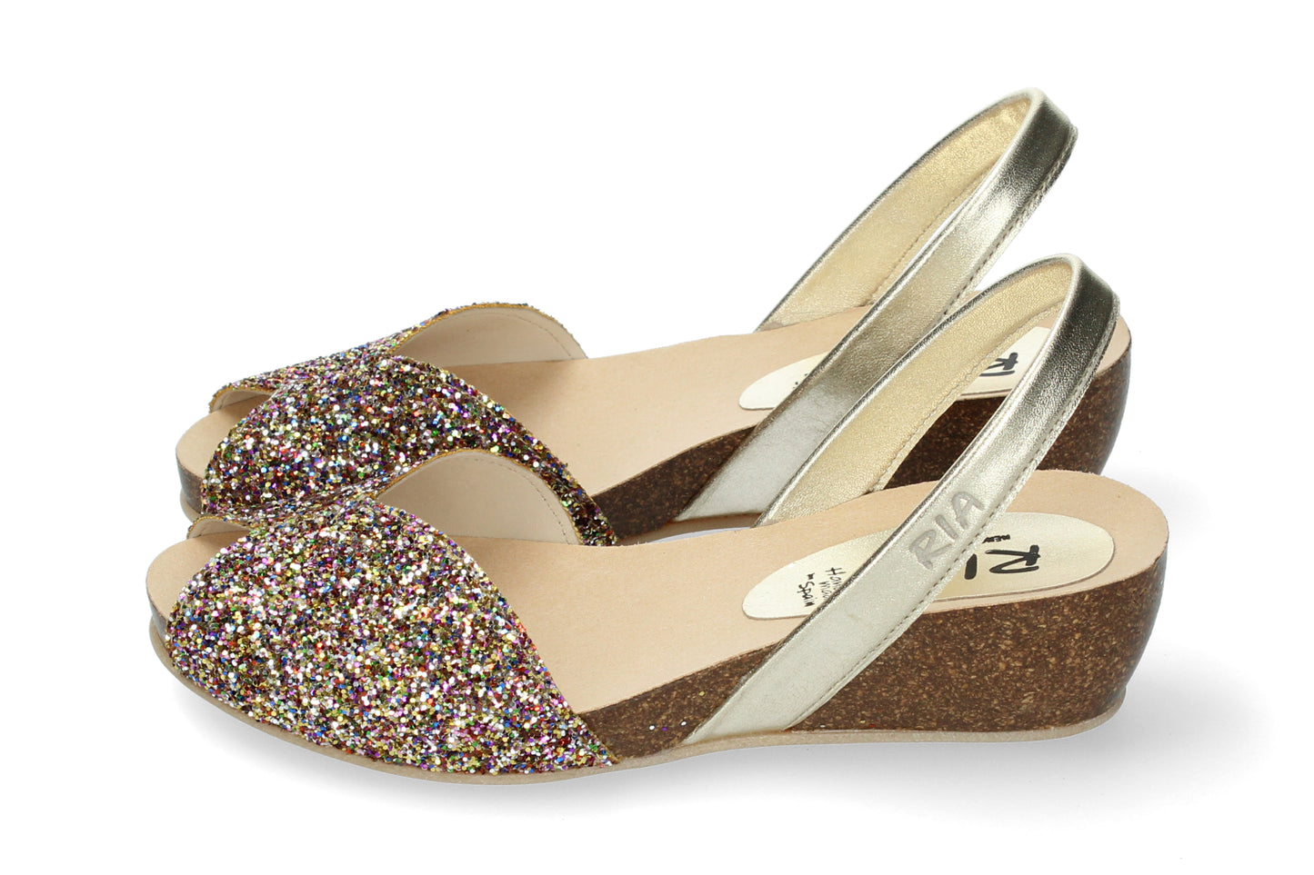 WEDGE ABARCAS SINGAPUR GLITTER MULTI