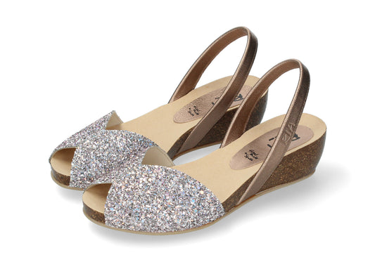 WEDGE ABARCAS SINGAPUR GLITTER CREED Nº 4