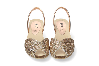 CLASSIC WEDGE ABARCAS  GLITTER SL15 C/9 PEACH
