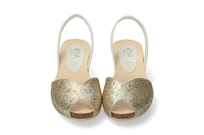 CLASSIC WEDGE ABARCAS PALLADIUM GOLD