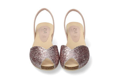 CLASSIC WEDGE ABARCAS PALLADIUM SALMON
