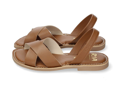 WOMANS CUSHIONED SANDALS MONACO CUOIO