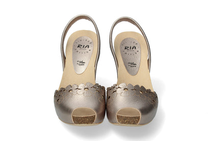LIMITED EDITION WOMENS HIGH WEDGE ELDA BRONZE