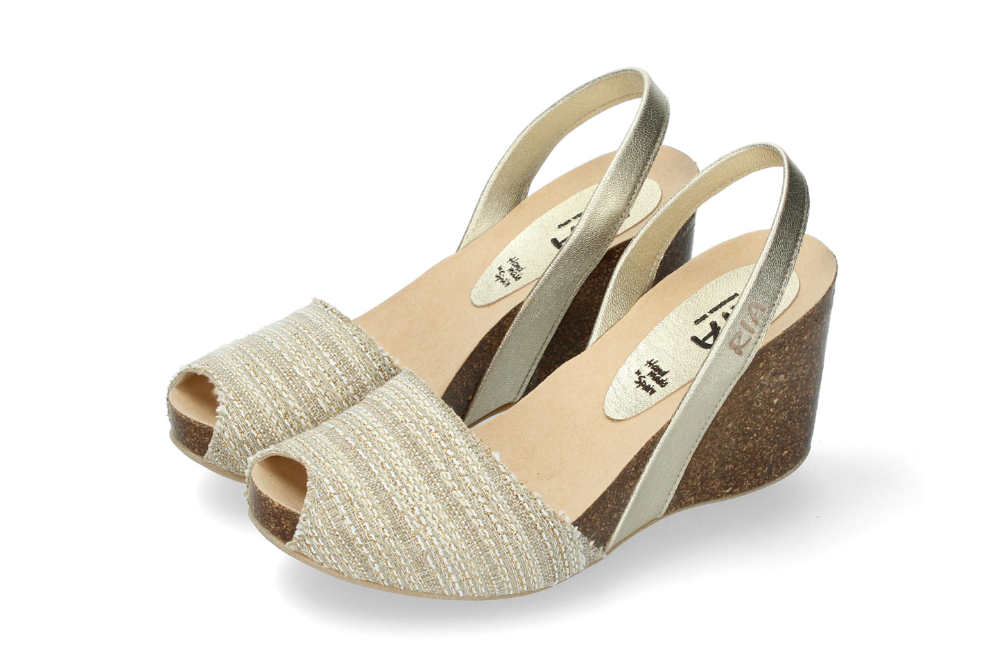 WOMENS HIGH WEDGE MADABA PLATINO