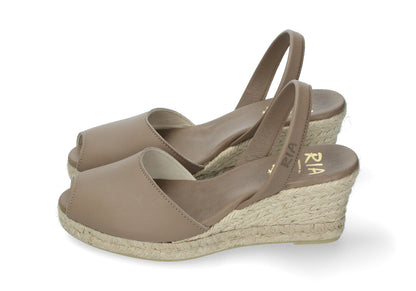 WOMENS ESPADRILLE ABARCAS VELVET VISON