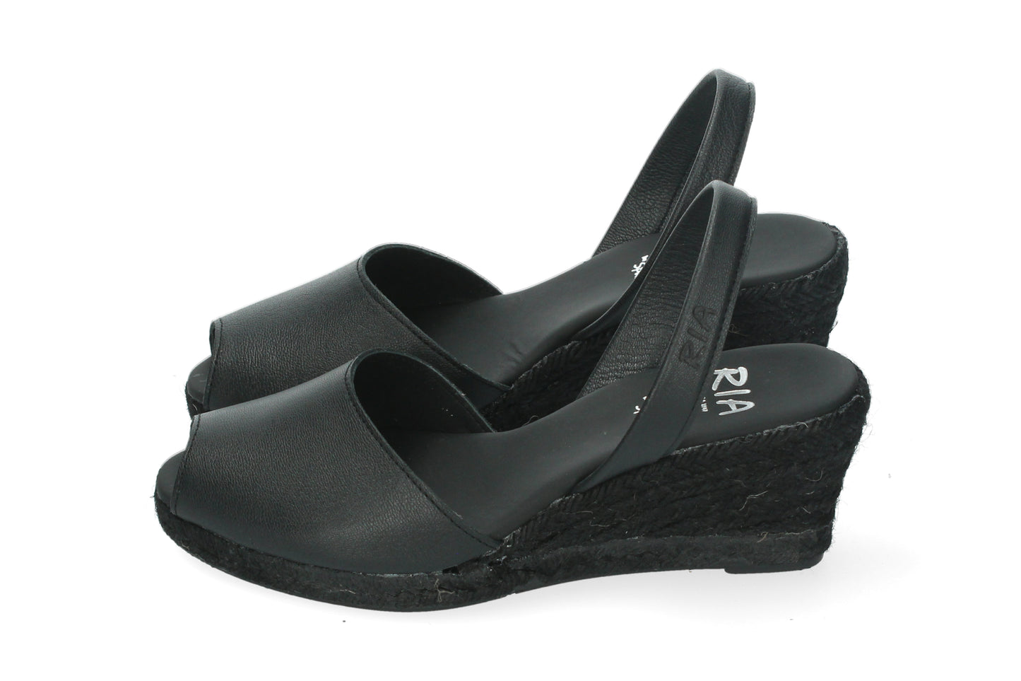WOMENS ESPADRILLE ABARCAS MENORCA BLACK