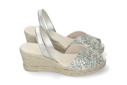WOMENS ESPADRILLE GLITTER MINERVA C/ 11