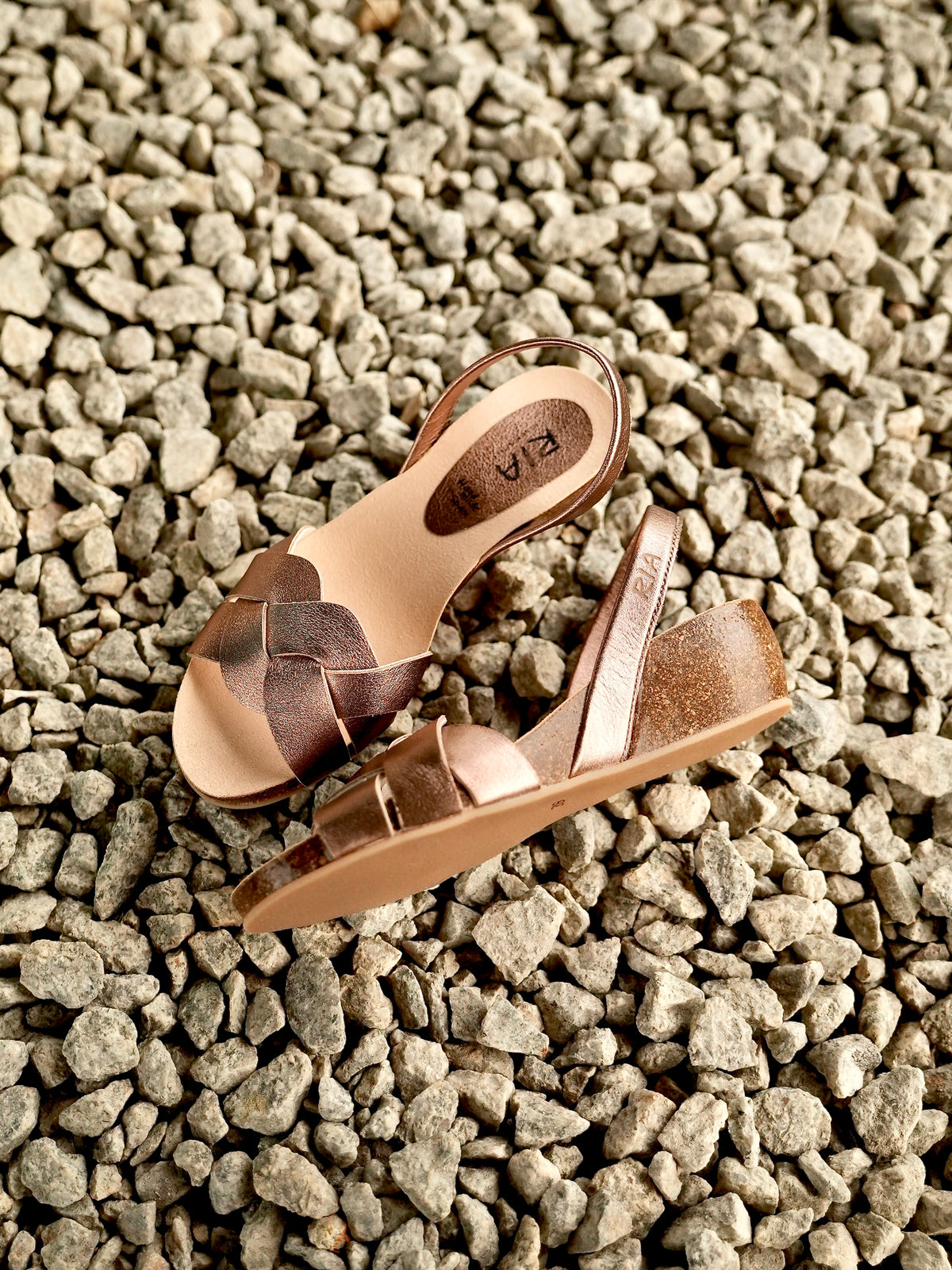 WEDGE ABARCAS PETRA METALGRAIN ROSE