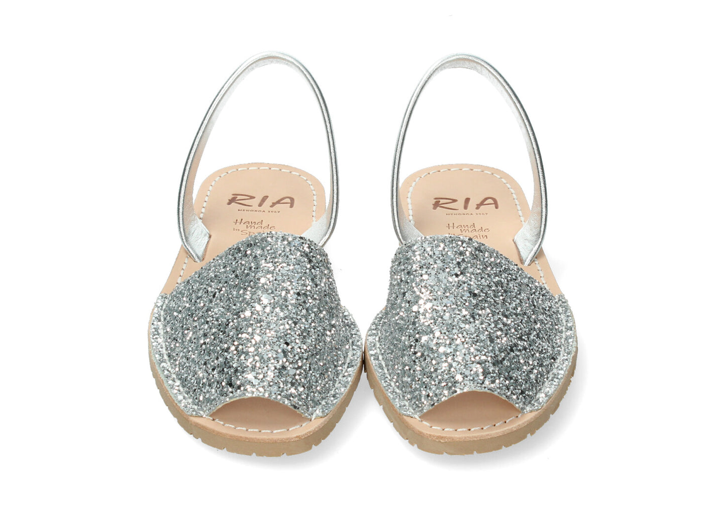 WOMENS ABARCAS MARBELLA GLITTER SILVER