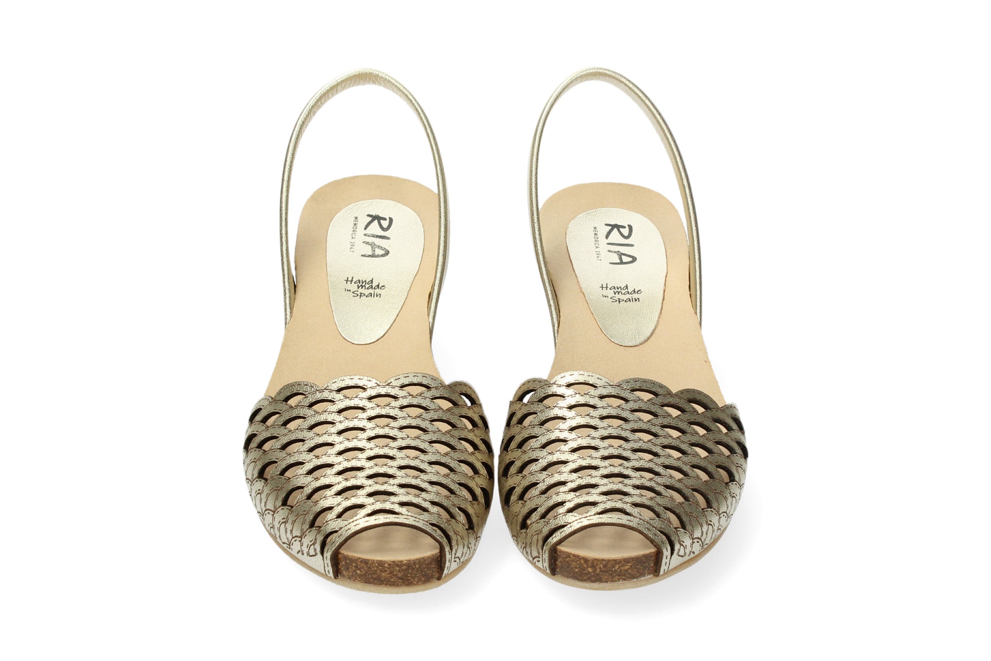 MENORCA GOLD WAVE WEDGE ABARCAS