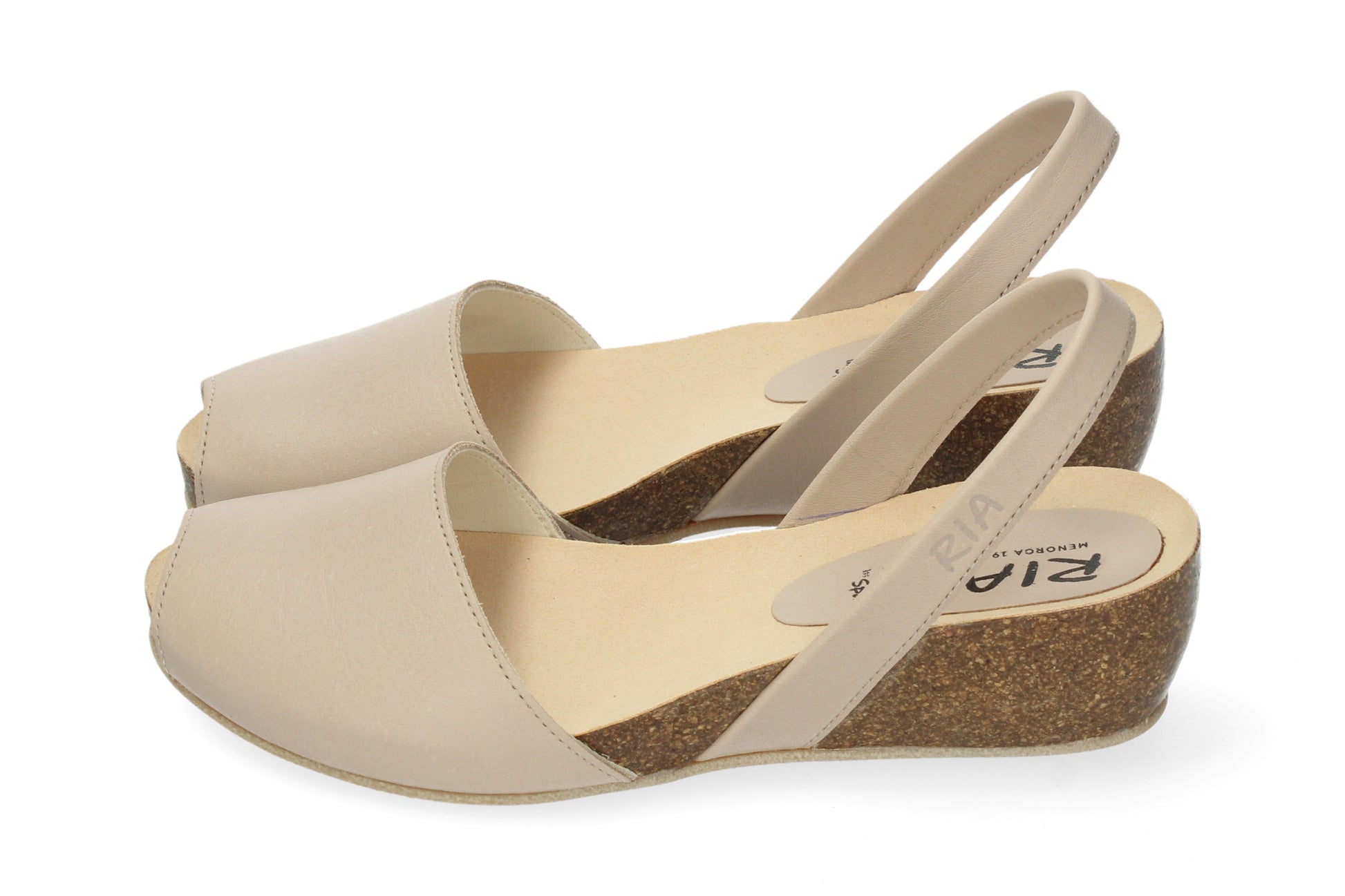 CLASSIC WEDGE ABARCAS MALLORCA BEIGE