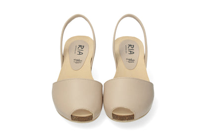 CLASSIC WEDGE ABARCAS MALLORCA BEIGE