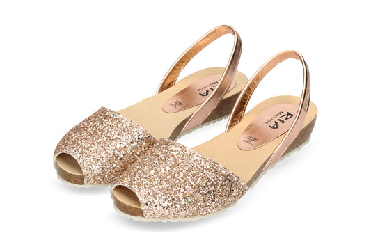 CLASSIC GLITTER PEACH LOW-BIO ABARCAS