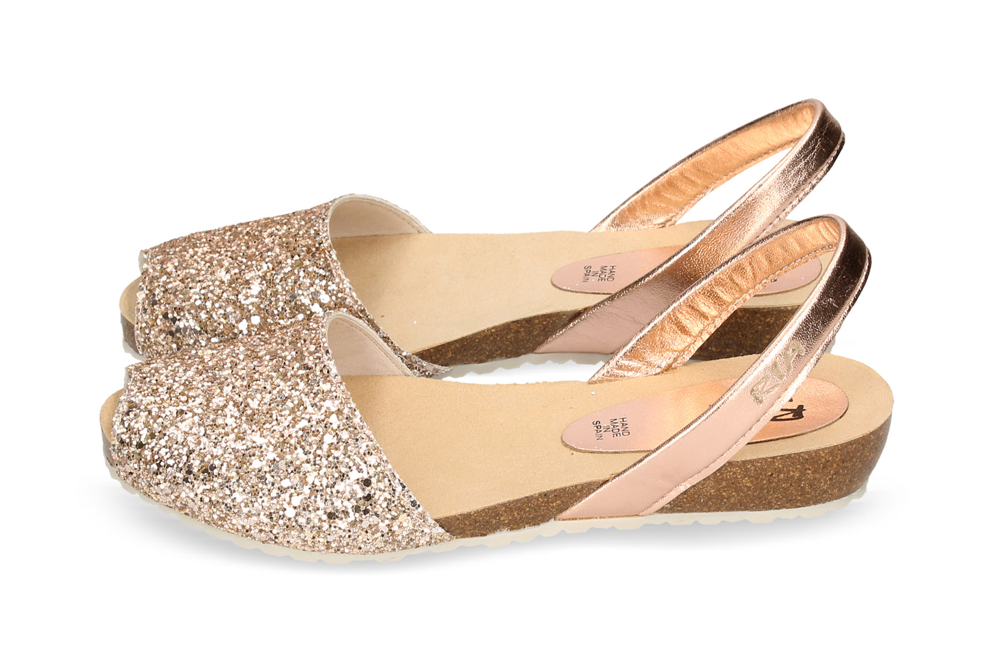 CLASSIC GLITTER PEACH LOW-BIO ABARCAS