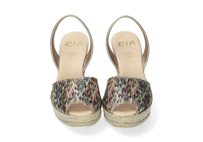 MOSAIC ESPADRILLE WEDGE ABARCAS
