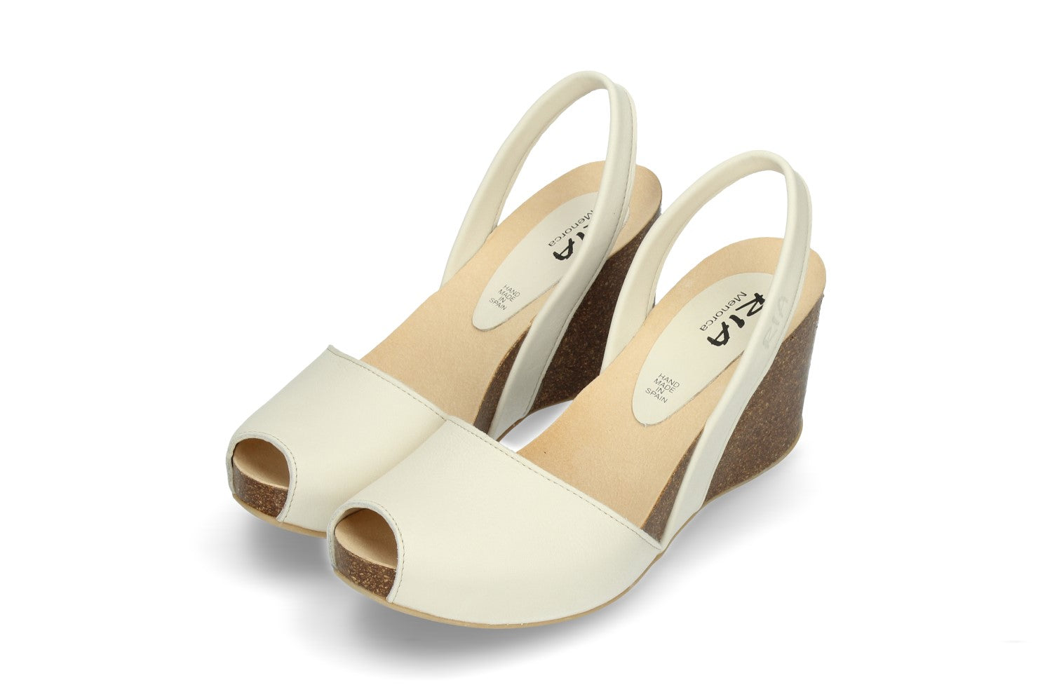 WOMENS HIGH WEDGE ABARCAS HAWAIIAN WHITE