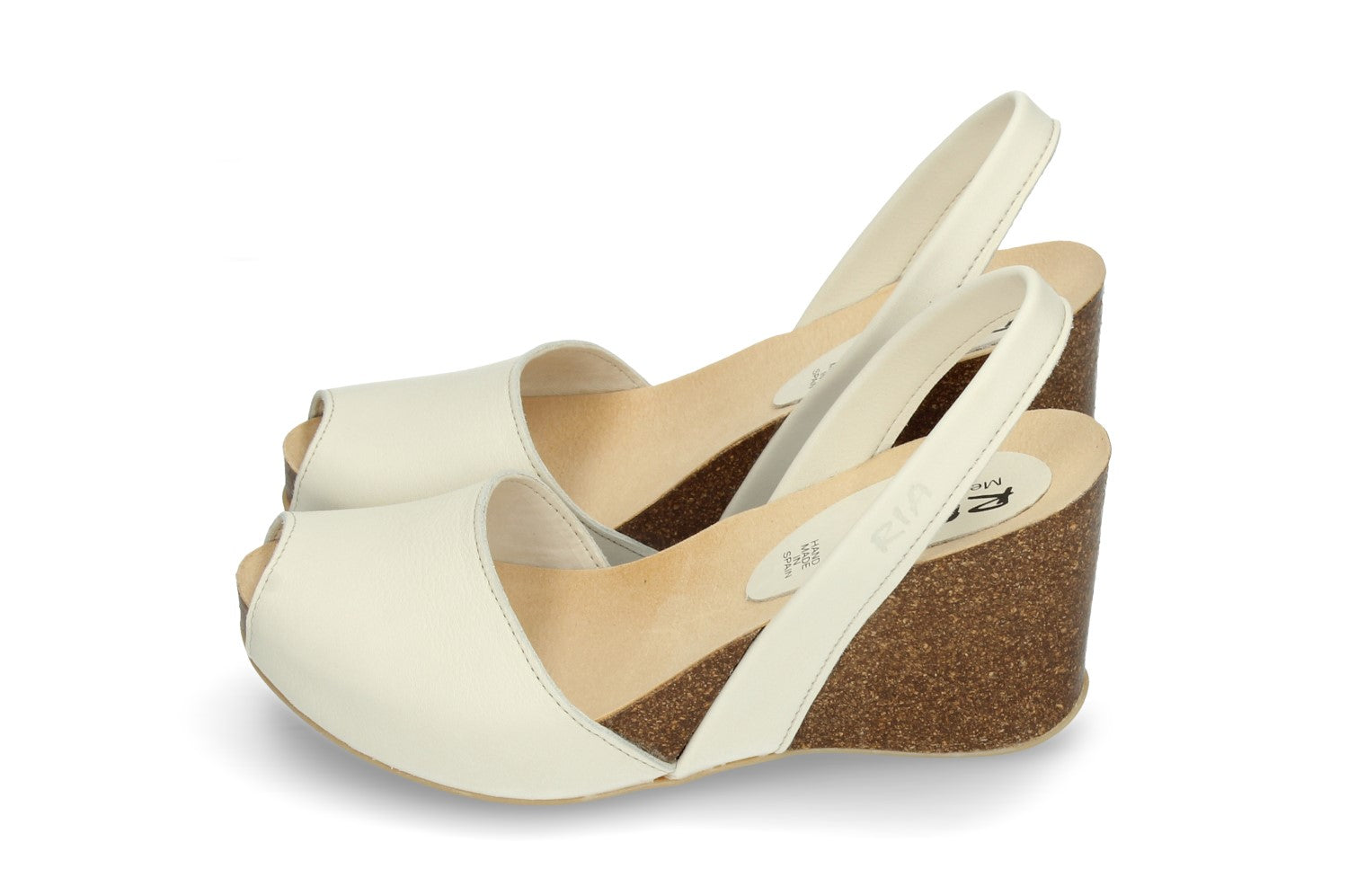 WOMENS HIGH WEDGE ABARCAS HAWAIIAN WHITE