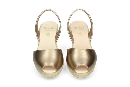 WOMENS ESPADRILLE ABARCAS BRONZE